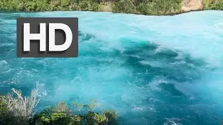 Shaky HUKA FALLS for 1.5 minutes | Full HD
