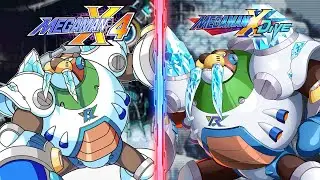 Frost Walrus Boss Comparison - Mega Man X DiVE