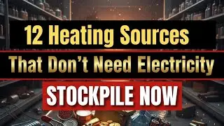 12 Heating Sources That Don't Need Electricity (STOCKPILE NOW)