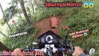 TRABAS HORROR ‼️ Dihadang Kuburan DiTengah Hutan 😱 Nyali Auto Ciut || Kuburanya Masih Baru Lagi 😰😰