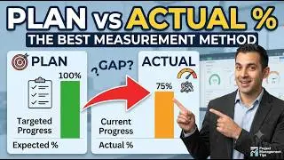 What is the best method to measure Plan Vs actual % of project