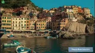 Italian Coastline Mediterranean Dreams | Relaxing Music 2 Hours of Scenic Coastal Italy