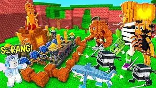 AKU BUAT BENTENG UNTUK LINDUNGI KERAJAAN TUNG TUNG SAHUR DARI SERANGAN BRAINROT JAHAT DI ROBLOX!!