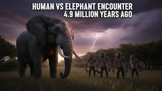 Human vs Elephant: A Brutal Encounter 4.9 Million Years Ago Human Life Origins,