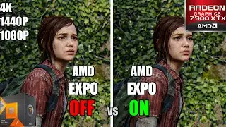 AMD Expo On vs Off | Test in 20 Games | 4K-1440P-1080P