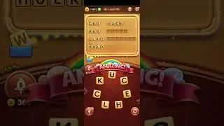 Word Connect Puzzle Level 708 Walkthrough [Bonus Words & Answers] #shorts