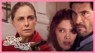 Fuego en la Sangre: Gabriela amenaza la vida de Juan y Sofía | C57 | tlnovelas