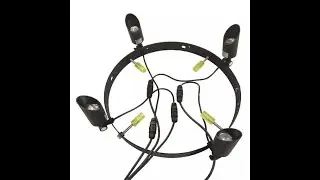 Outdoor Landscape Lighting 5W 7W 10W 12W LED Spotlight Palm Tree Spike Light with Ring