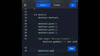 Day 34 of series|| How to write a c++ program to find the largest element in a stack.