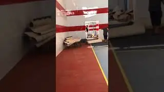 Fields Masters Indoor Polyurethane System Sports Flooring #shorts