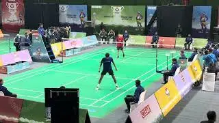 38th national game badminton final Suryaksh Rawat VS Satish Kumar 04.02.2025