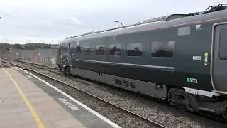 Great Western Railways Class 800 Departing Worcester Foregate Street (14/3/18)