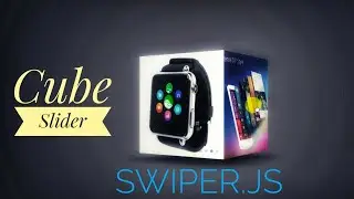 3D Cube slider with swiper.js