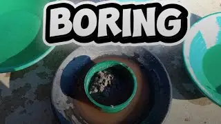 Cleaning up my gold from the busted a rock video. 