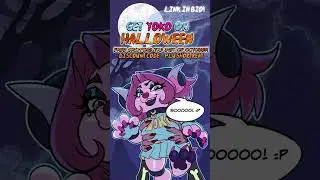 🎃Get a YOKO PLUSHIE with a Halloween Discount! 🎃 #furry #merch #plushiescommunity #gimmeswag