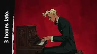 he plays piano like he’s apologizing