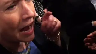 Clinton Gets Fiery with Greenpeace Activist