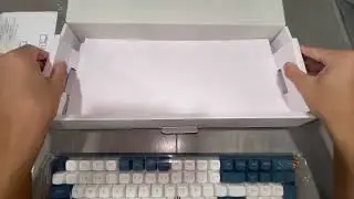 ROYALAXE R100 Wireless Mechanical Keyboard, Whale Blue