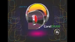 D  LETTER LOGO ¦ HOW TO ¦ CUSTOM DESIGN IN CORELDRAW ¦ILLUSTRAION ¦ TUTORIAL ¦ Soft Tuto ¦
