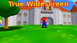 Как сделать Super Mario 64 широкоэкранным без растягивания