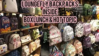 Disney Loungefly Backpacks inside Boxlunch and Hot topic/Disney Store  Merch
