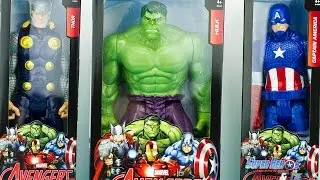 Les Figurines MARVEL AVENGERS Titan Hero 30 cm de Captain America Thor Hulk Action