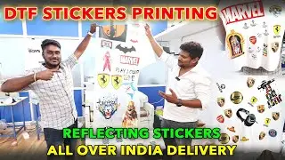 DTF PRINTING STICKERS MANUFACTURERS IN TIRUPUR #tamil #dtfprinting #priyacreationstirupur