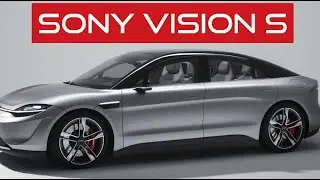 Sony Vision S Electric Car  - Exterior and Interior Cinematic Video - 日本の高級車
