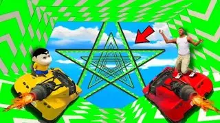 SHINCHAN AND FRANKLIN TRIED THE SPEED BOOSTER STAR MULTIPLE FLOOR ROADS CHALLENGE GTA 5 GAMEPLAY