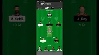 RCB vs SRH dream 11 team #ipl2021 #cricket