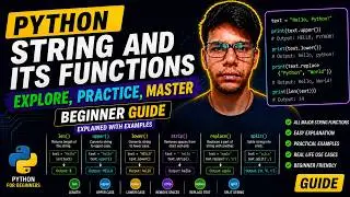 Python String Functions Explained with Real-Life Examples | Python Tutorial in Hindi