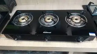 Sunflame Naples 3 burner compact gas stove || best price Sunflame gas stove reviews