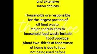 [TLB READING CHALLENGE) food waste