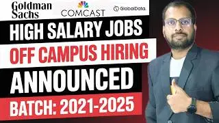 Goldman Sachs New Recruitment Drive Announced | Comcast, GlobalData, autodesk Jobs | Register Now