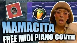 (MIDI + FLP) Black Eyed Peas - Mamacita (FL Studio Piano Tutorial / Cover)