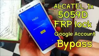 طريقة تتخطى حساب جوجل لهاتف how to Remove google account ALCATEL 1x  5059D FRP