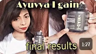Ayuvya i Gain + review// best ayurvedic weight gain suppliment // @ranievans54