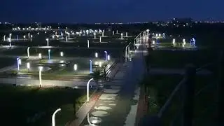 Nakshatra corridor colony night view