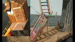Tree house, creating tree house with lighting. @The Mini Engineer