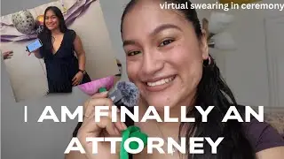 finally a New York attorney | virtual swearing in ceremony vlog