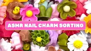 Sort My Charms With Me! ASMR Nail Charm Sorting || No Music || No Talking || Nail Desk Organization