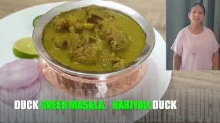 DUCK GREEN MASALA/ HARIYALI DUCK MASALA/RESTAURANT  STYLE DUCK GREEN MASALA RECIPE/delicious tasty