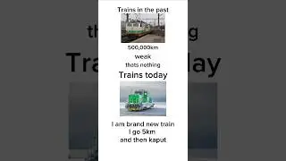 Trains back then VS trains today 😭#train #trending #finland