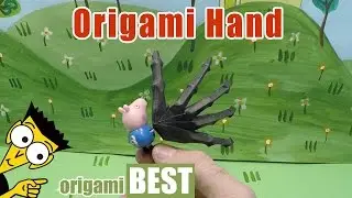 Origami Hand Skeleton - Origami BEST #origami