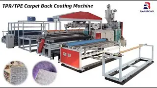 TPR TPE Carpet Back Coating Machine