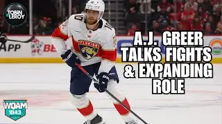 A.J. Greer Talks Florida Panthers Season, Expanding Role, Lightning Fights, Tkachuk & Barkov Return