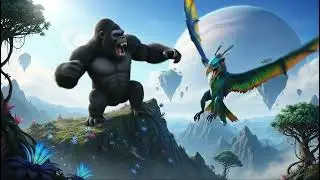KING KONG vs. IKRAN (Avatar): Ultimate Jungle Death Match! 🦍🐉|Kong Territory Against Avatar Banshee