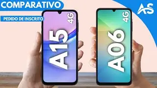 Samsung A15 4G vs Samsung A06 4G - Comparativo