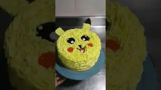 Pikachu cake design|| #pikachu #cake #shorts