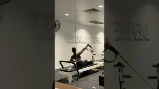 Self practicing Intermediate level exercises #soontobepilatesinstructor #blackpilatesteacher #short